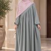 Abaya Élégance – Crêpe de Soie | Coupe Fluide & Confortable