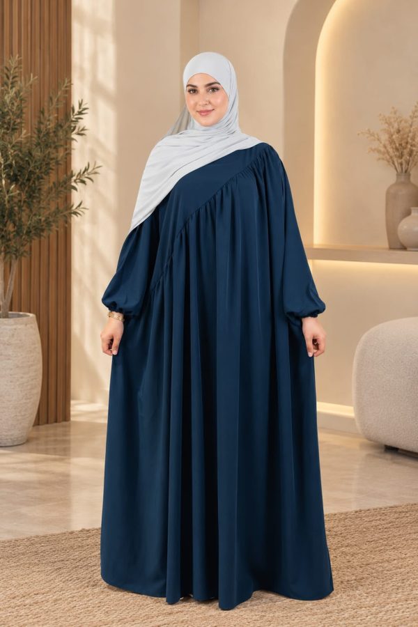 Abaya Élégance – Crêpe de Soie | Coupe Fluide & Confortable